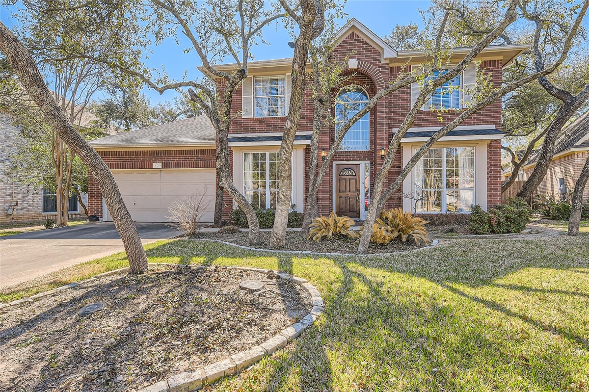 View 10219 Matoca Way in Canyon Creek Sec 27 10219 Matoca Way - front exterior - Luxury home in Canyon Creek Sec 27, Austin, TX