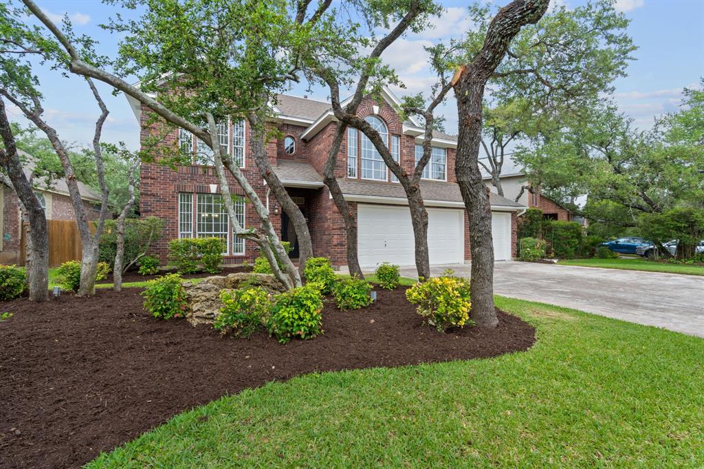 View 10226 Matoca Way in Canyon Creek Sec 27 10226 Matoca Way - front exterior - Luxury home in Canyon Creek Sec 27, Austin, TX
