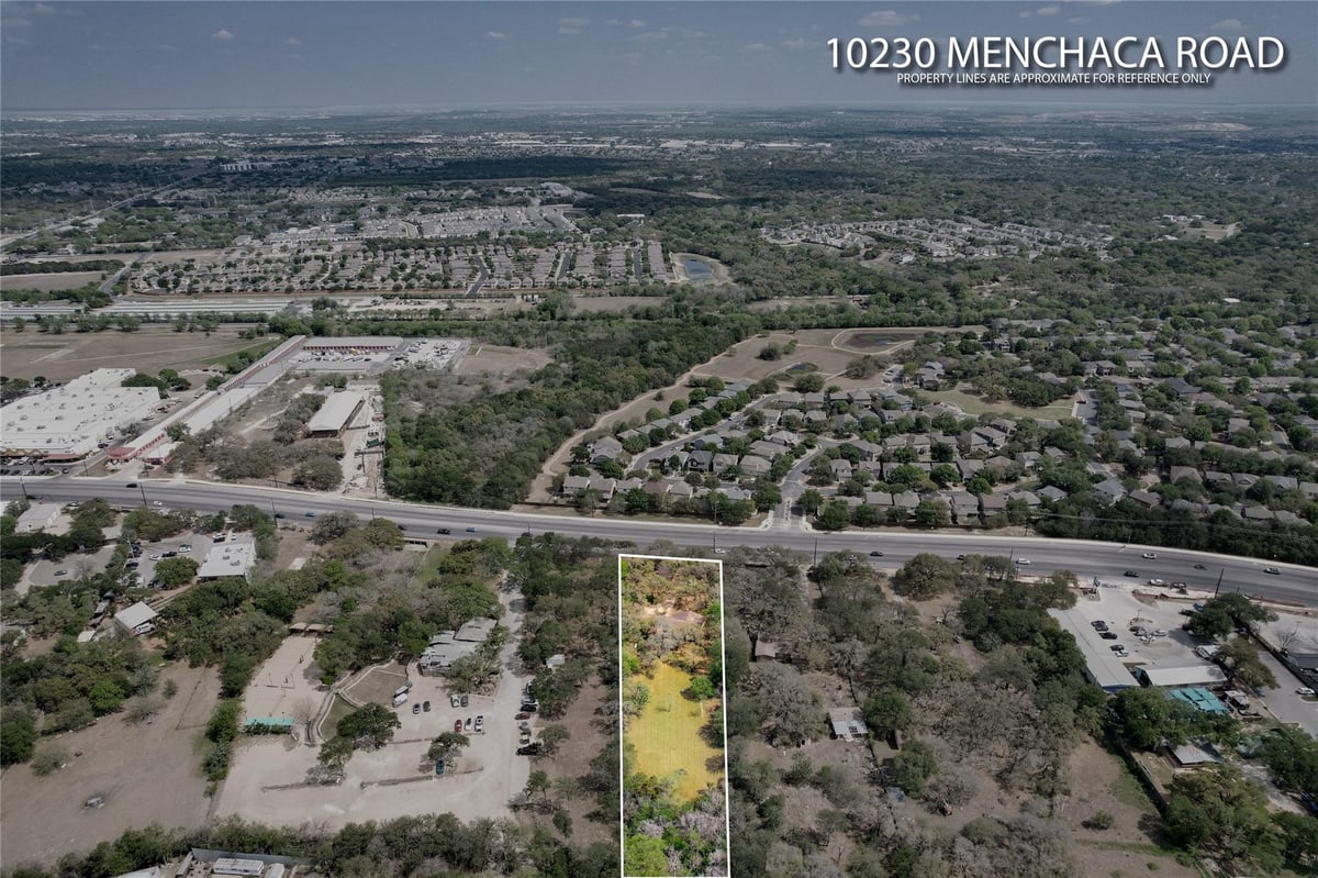 View 10230 Menchaca Rd in ABS 27 SUR 2 WILSON W ACR 1.32 10230 Menchaca Rd - front exterior - Luxury home in ABS 27 SUR 2 WILSON W ACR 1.32, Austin, TX