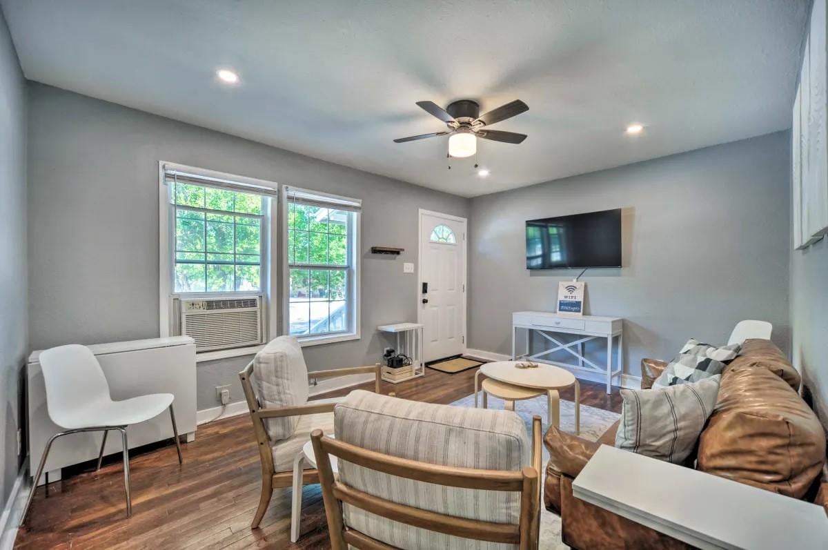 Primary bedroom at 1026 Haynes St Unit #28 - Rio Vista Terrace #2, San Marcos, TX