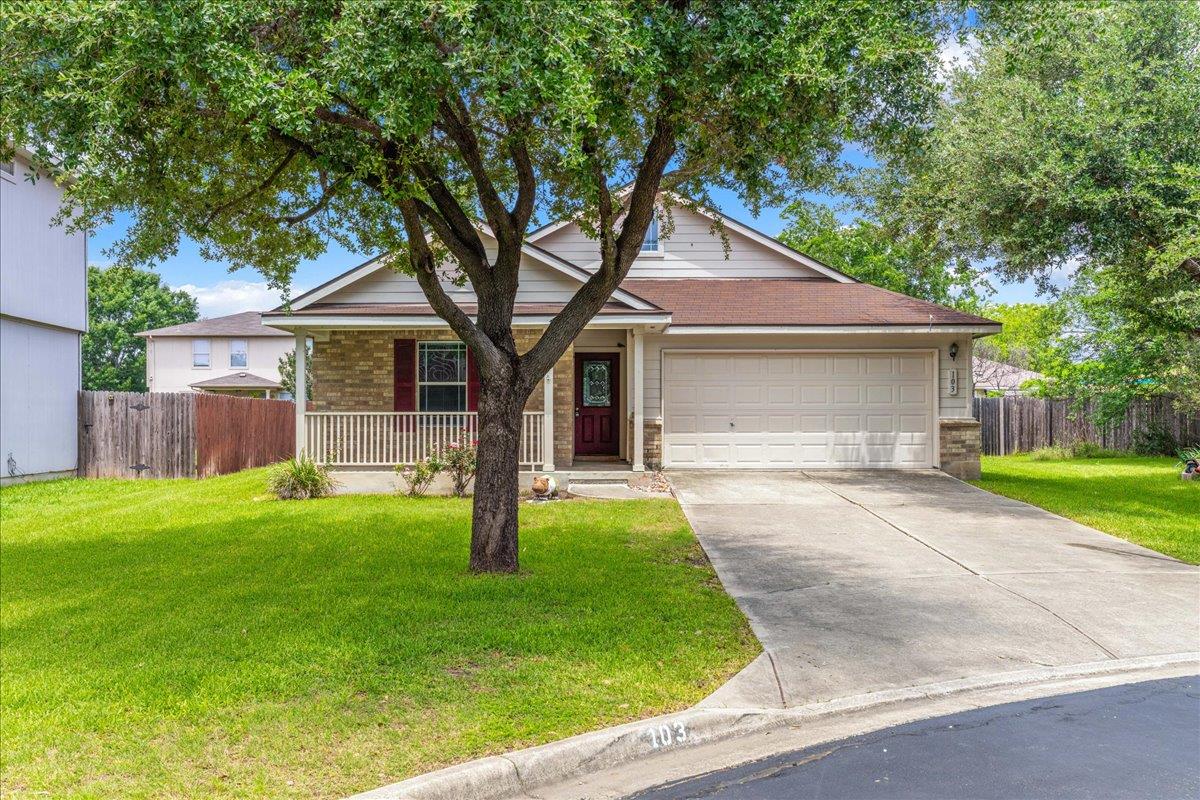 View 103 Wren Cv in Brushy Creek Meadows Sec 01 103 Wren Cv - front exterior - Luxury home in Brushy Creek Meadows Sec 01, Hutto, TX