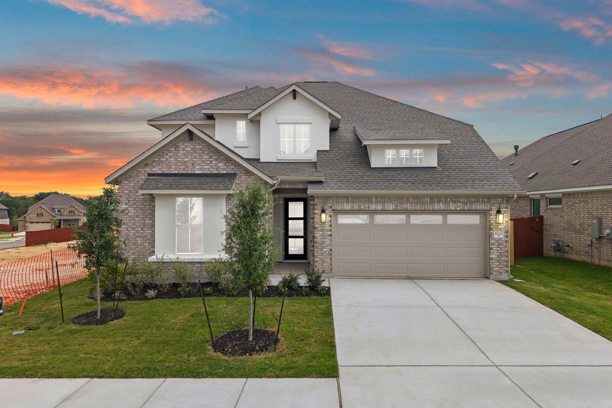View 1033 Sonata PL in Sauls Ranch East 1033 Sonata PL - front exterior - Luxury home in Sauls Ranch East, Round Rock, TX
