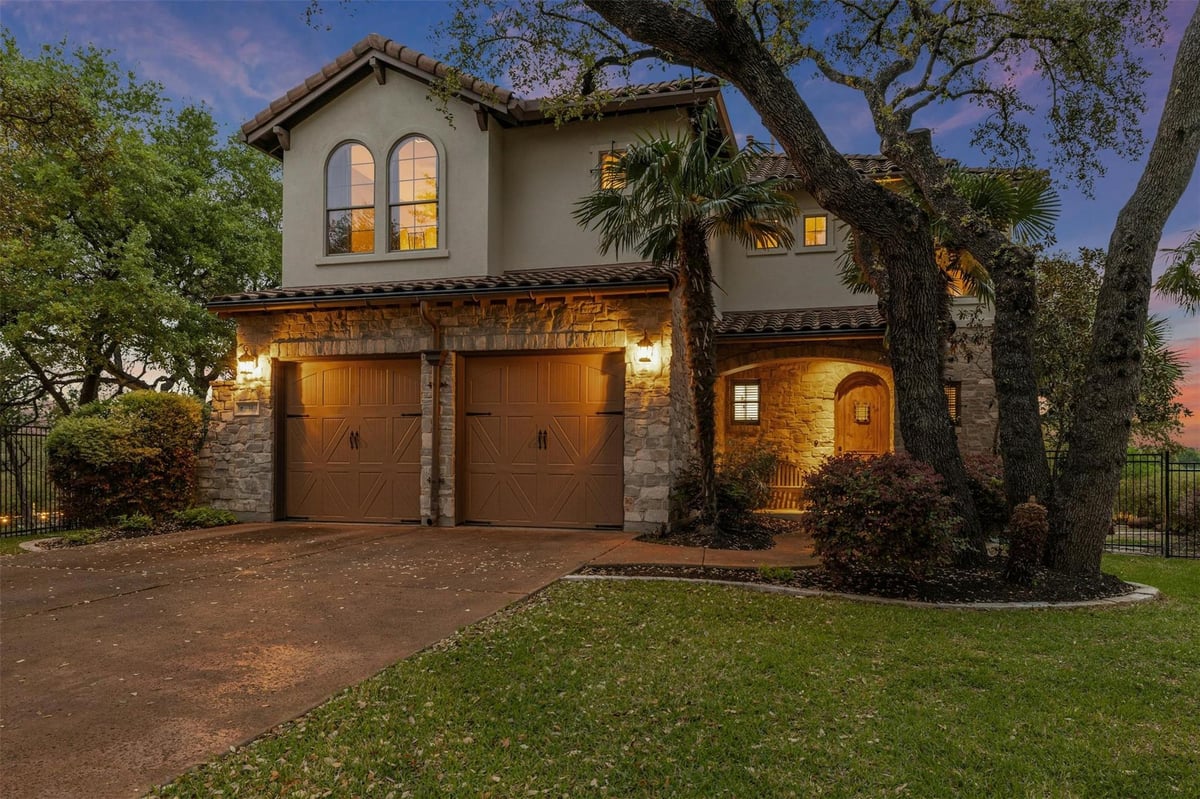 View 1036 Liberty Park Dr Unit #31 in Villas At Treemont Amd 1036 Liberty Park Dr Unit #31 - front exterior - Luxury home in Villas At Treemont Amd, Austin, TX
