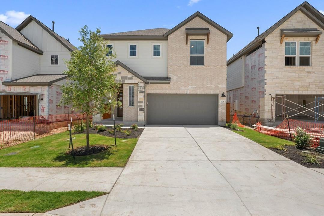 View 104 Balboa Drive in Lariat 104 Balboa Drive - front exterior - Luxury home in Lariat, Liberty Hill, TX
