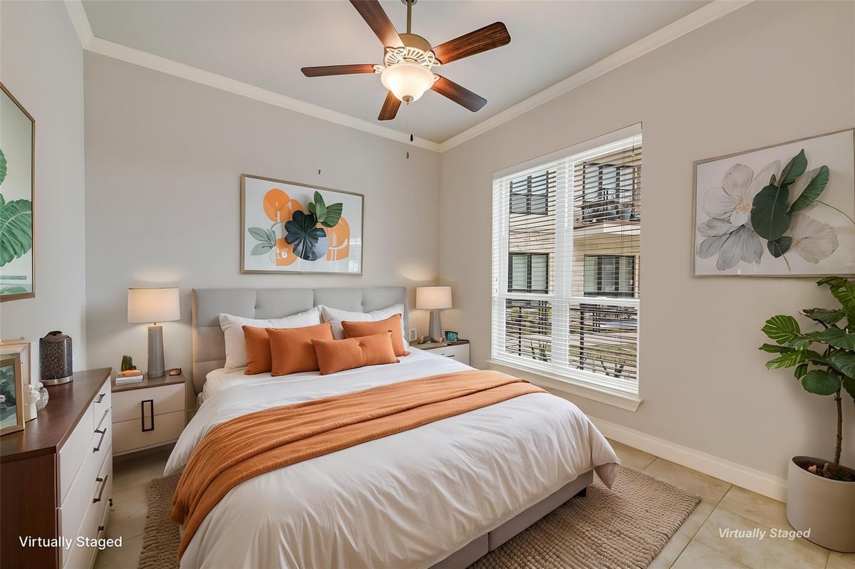 Primary bedroom at 104 Bella Toscana Ave Unit #2106 - 1 bed 1 bath home