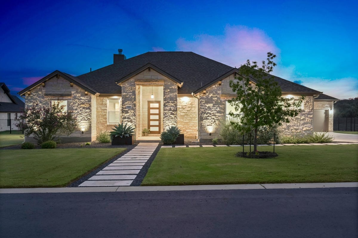 View 104 Huerta RD in San Augustin 104 Huerta RD - front exterior - Luxury home in San Augustin, Georgetown, TX