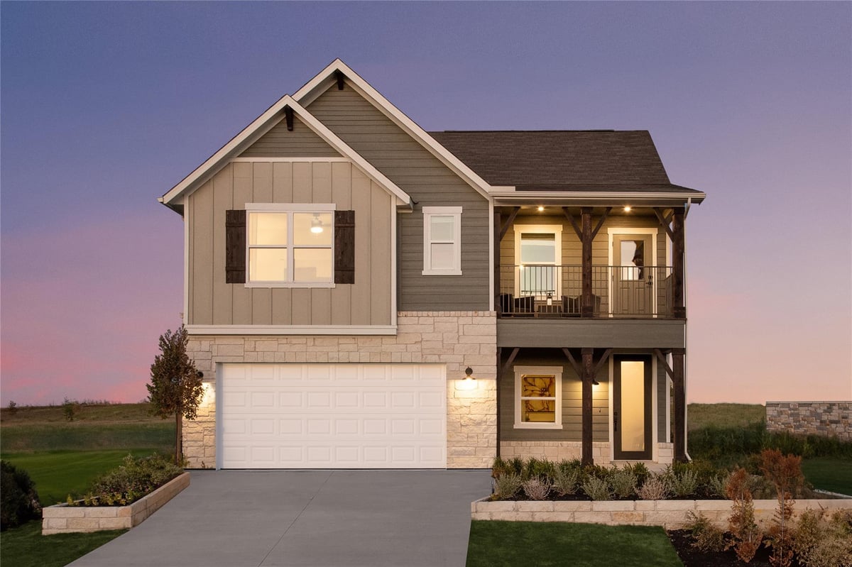 View 104 Palo Brea Loop in Covered Bridge 104 Palo Brea Loop - front exterior - Luxury home in Covered Bridge, Hutto, TX