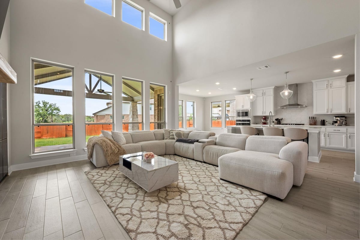 Living area at 104 Rockrose Cv - 4 bed 3 bath home