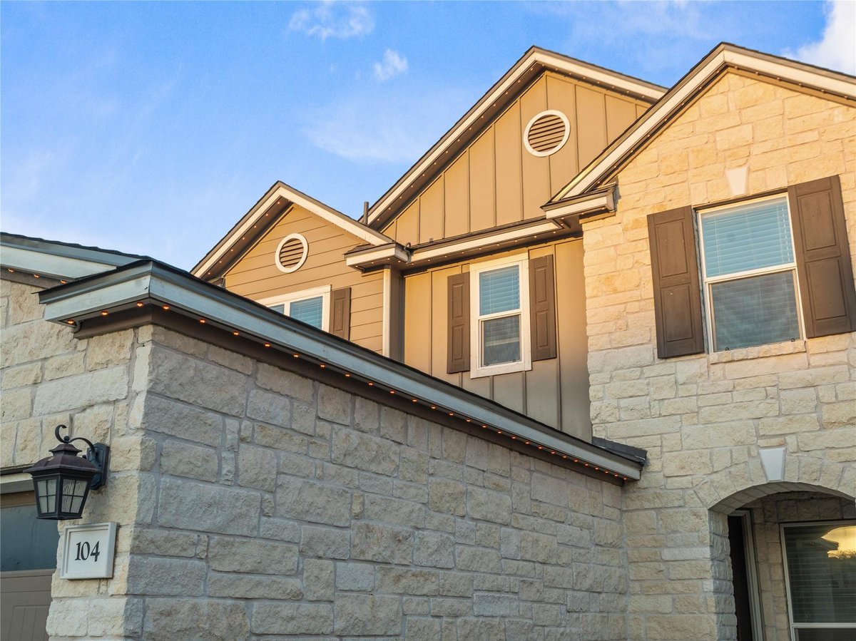View 104 Rocroi DR in La Conterra North Ph 1 104 Rocroi DR - front exterior - Luxury home in La Conterra North Ph 1, Georgetown, TX