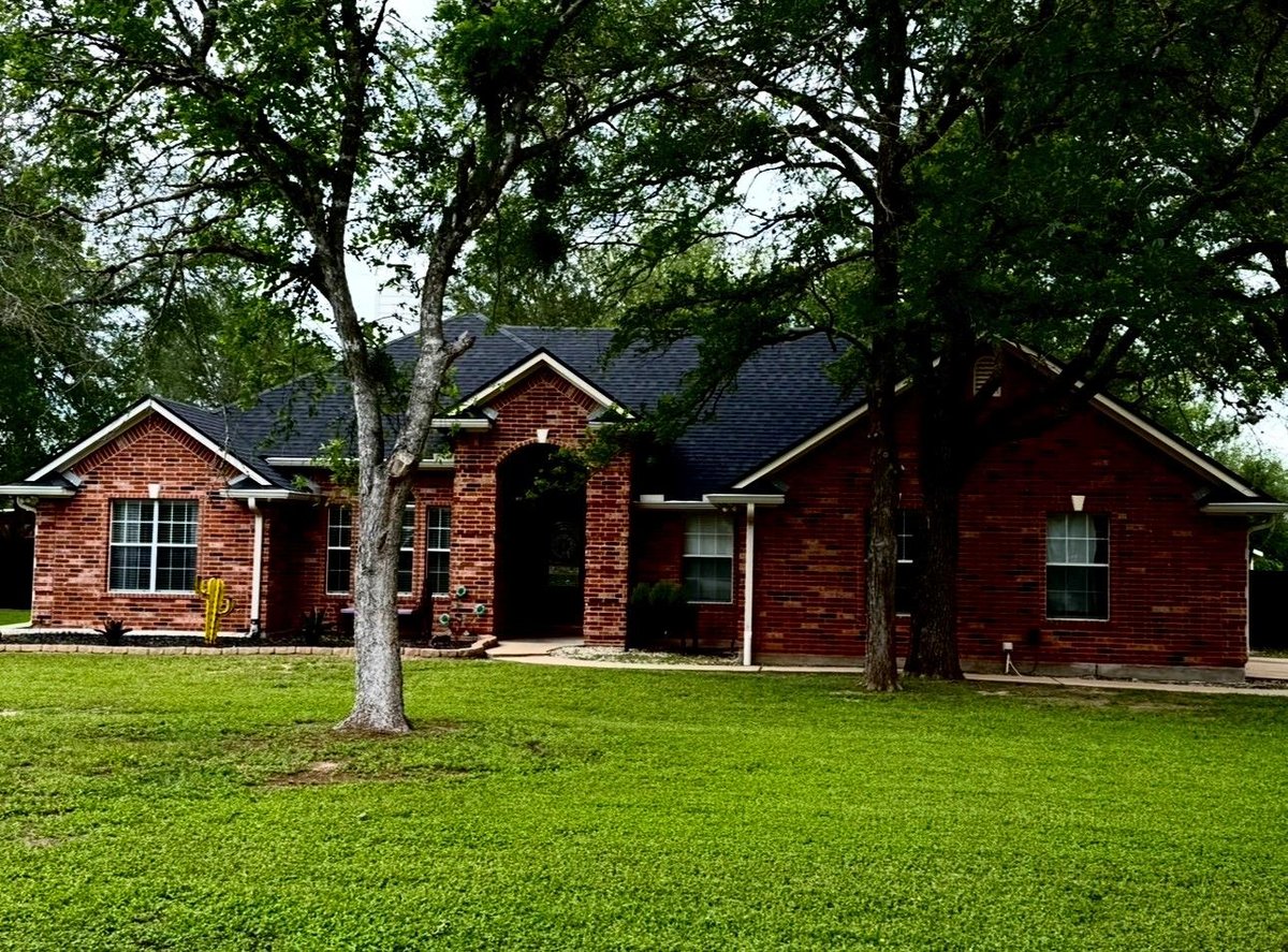 View 104 Spring BR in Jacobs Landing 104 Spring BR - front exterior - Luxury home in Jacobs Landing, Bastrop, TX