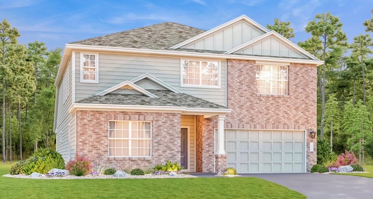 104  Sunrise Oak Cv - front exterior - Luxury home in Woodfield Preserve, Georgetown, TX