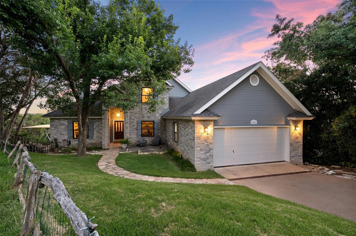 View 10401 Charette Cv in Great Hills Ph 02 Sec 01 10401 Charette Cv - front exterior - Luxury home in Great Hills Ph 02 Sec 01, Austin, TX