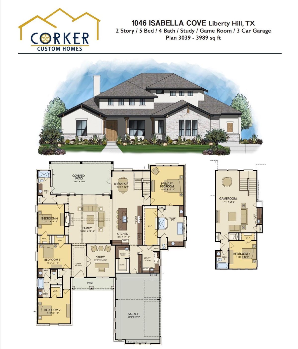 View 1046 Isabella CV in ANCIENT OAKS 1046 Isabella CV - property photo 1 - Luxury home in ANCIENT OAKS, Liberty Hill, TX