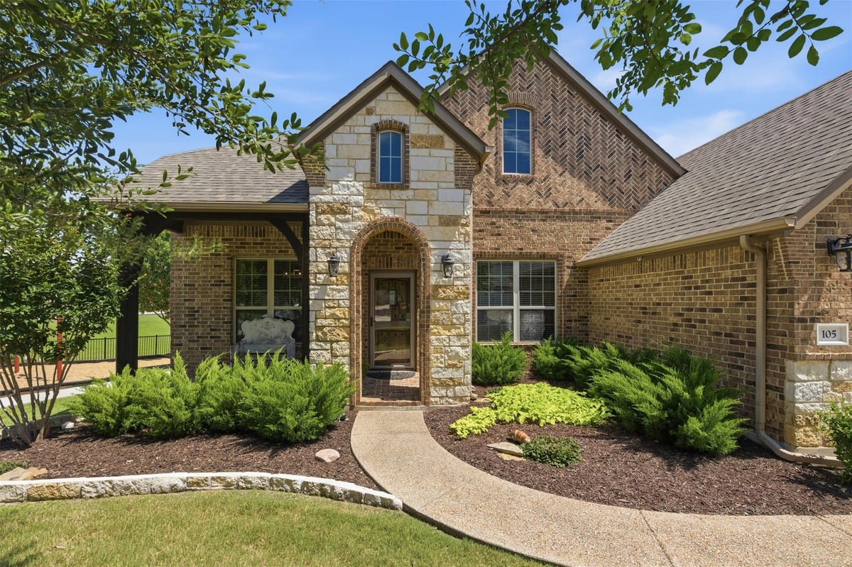 View 105 Blue Spruce WAY in Silver Leaf 105 Blue Spruce WAY - front exterior - Luxury home in Silver Leaf, Round Rock, TX