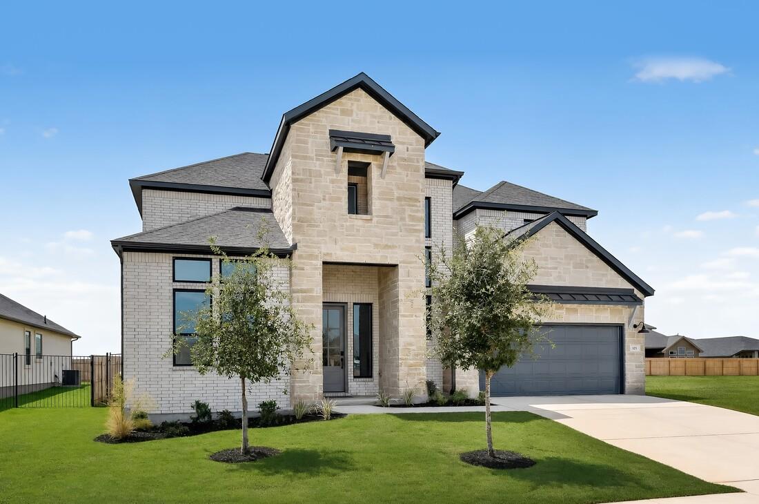 View 105 Borrego BND in Santa Rita Ranch 105 Borrego BND - front exterior - Luxury home in Santa Rita Ranch, Liberty Hill, TX
