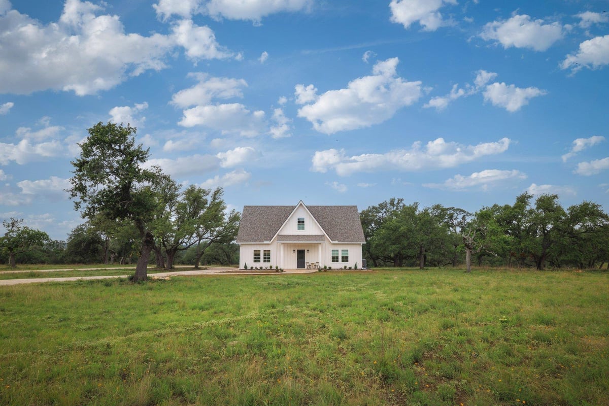 View 105 Colette LN in None 105 Colette LN - front exterior - Luxury home in None, Blanco, TX