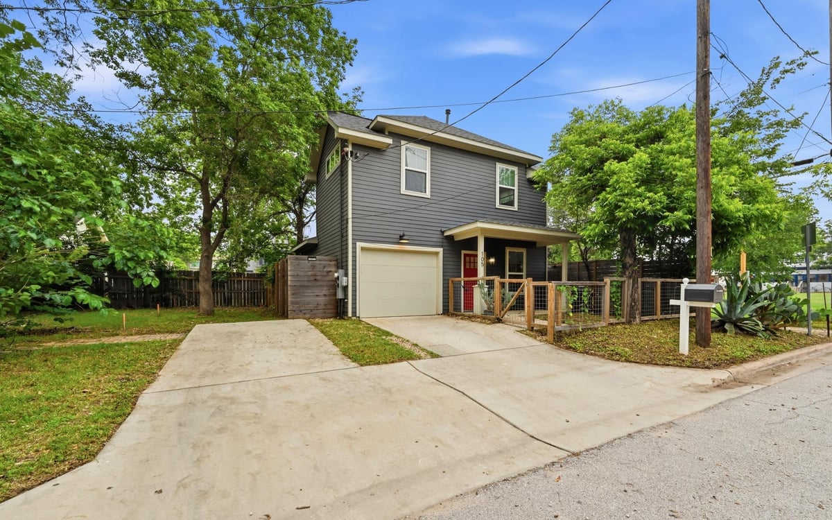 Living area at 105 Elkhart St Unit #3 - 2 bed 2 bath home
