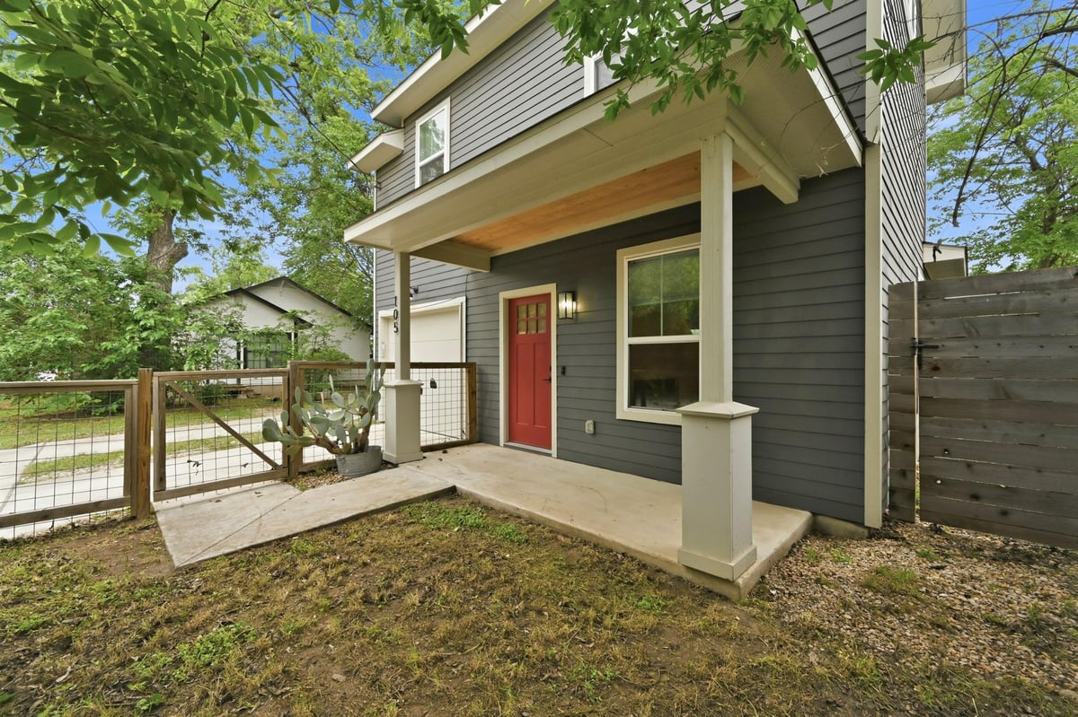 Kitchen at 105 Elkhart St Unit #3 - 2 bed 2 bath home