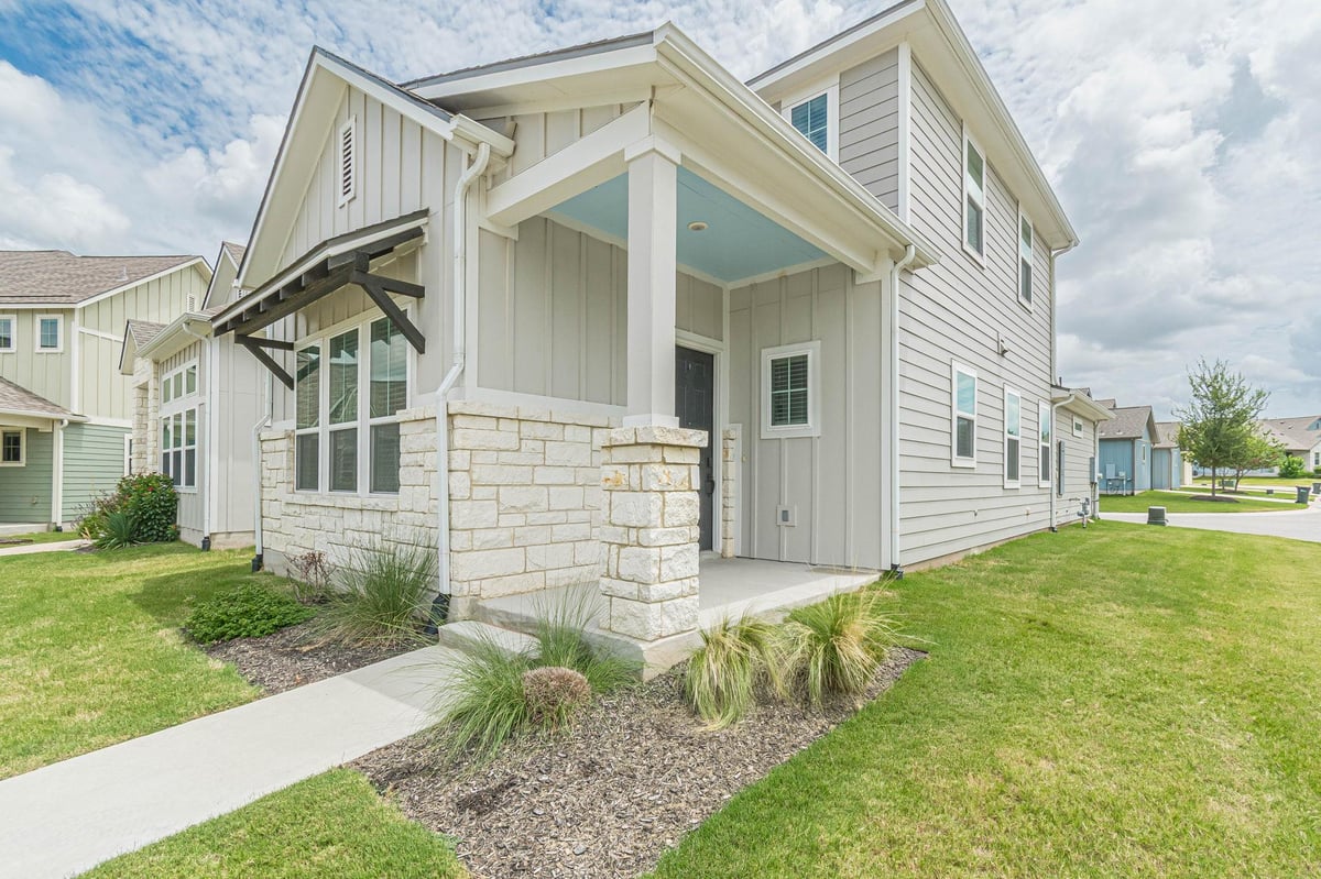 View 105 Harborside DR Unit #101 in Kissing Tree 105 Harborside DR Unit #101 - front exterior - Luxury home in Kissing Tree, San Marcos, TX