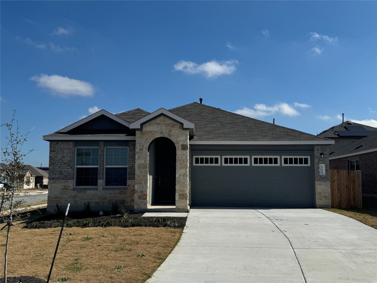 View 105 Mayacama Loop in Whisper 105 Mayacama Loop - front exterior - Luxury home in Whisper, San Marcos, TX