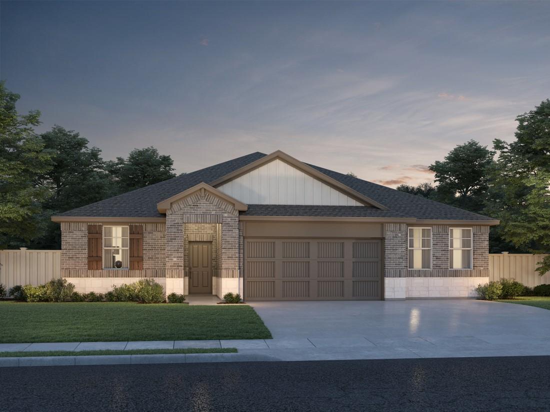 View 105 Pendleton DR in Opal Meadows 105 Pendleton DR - front exterior - Luxury home in Opal Meadows, Kyle, TX