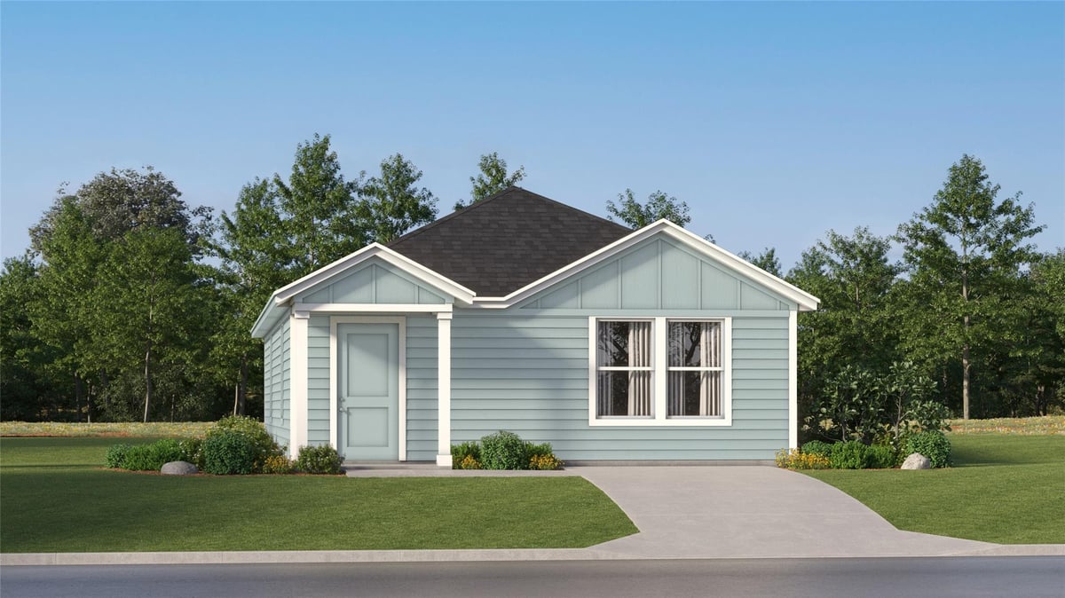 View 105 Silent Sky LN in Firefly Pointe 105 Silent Sky LN - front exterior - Luxury home in Firefly Pointe, Hutto, TX