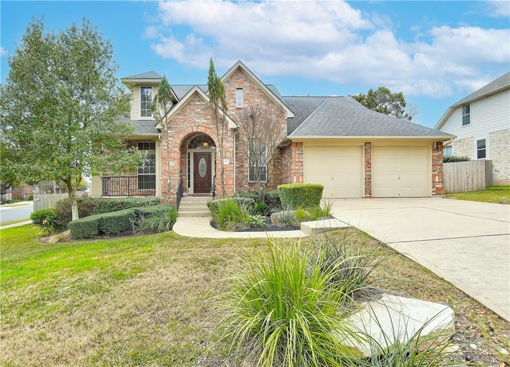 View 10501 Brimfield Ct in Canyon Creek Sec 24 10501 Brimfield Ct - front exterior - Luxury home in Canyon Creek Sec 24, Austin, TX