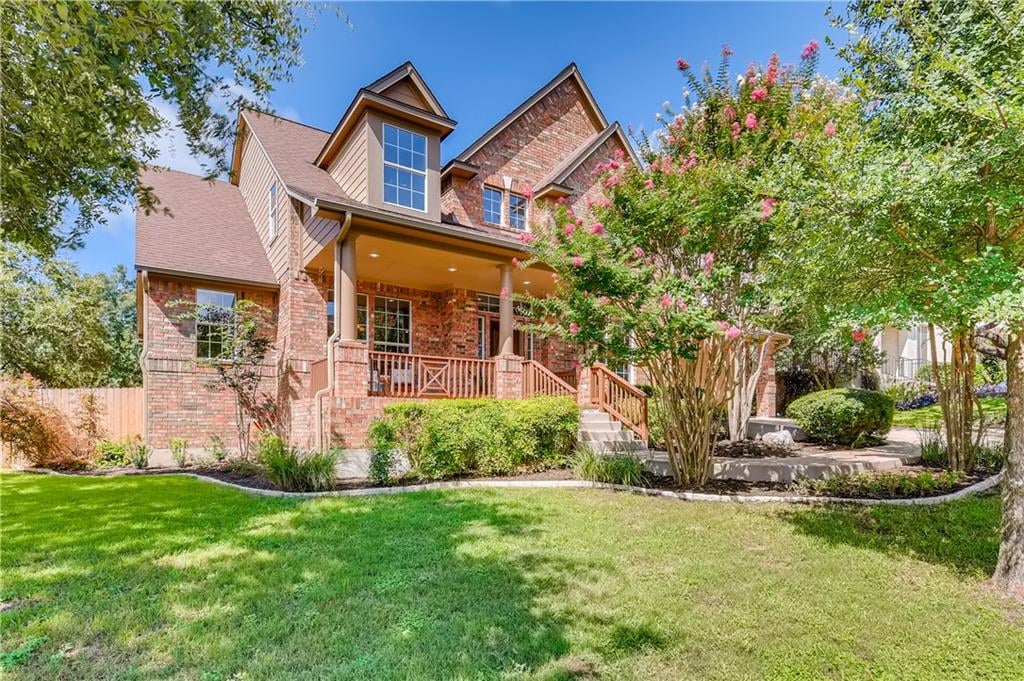 View 10509 Montevilla Dr in Canyon Creek Sec 24 10509 Montevilla Dr - front exterior - Luxury home in Canyon Creek Sec 24, Austin, TX