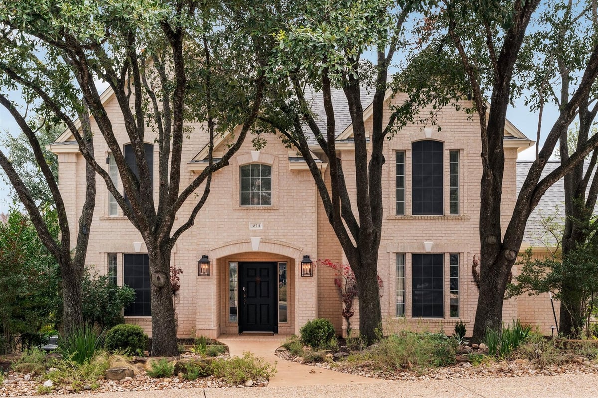 View 10511 Skyflower DR in Great Hills 10511 Skyflower DR - front exterior - Luxury home in Great Hills, Austin, TX