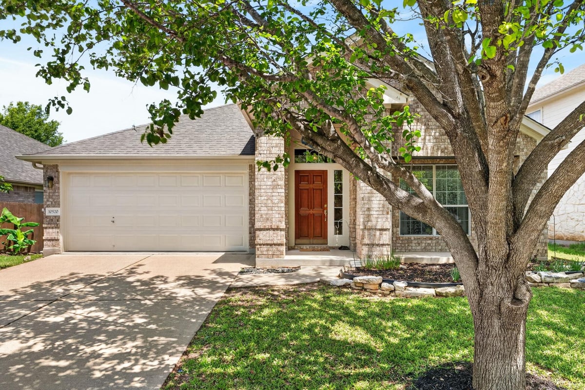 View 10520 Channel Island Dr in Parkside At Slaughter Creek SE 10520 Channel Island Dr - front exterior - Luxury home in Parkside At Slaughter Creek SE, Austin, TX