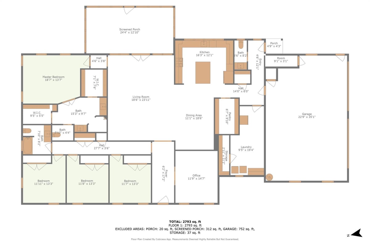 Living area at 106 Abierto Cv - 4 bed 2 bath home