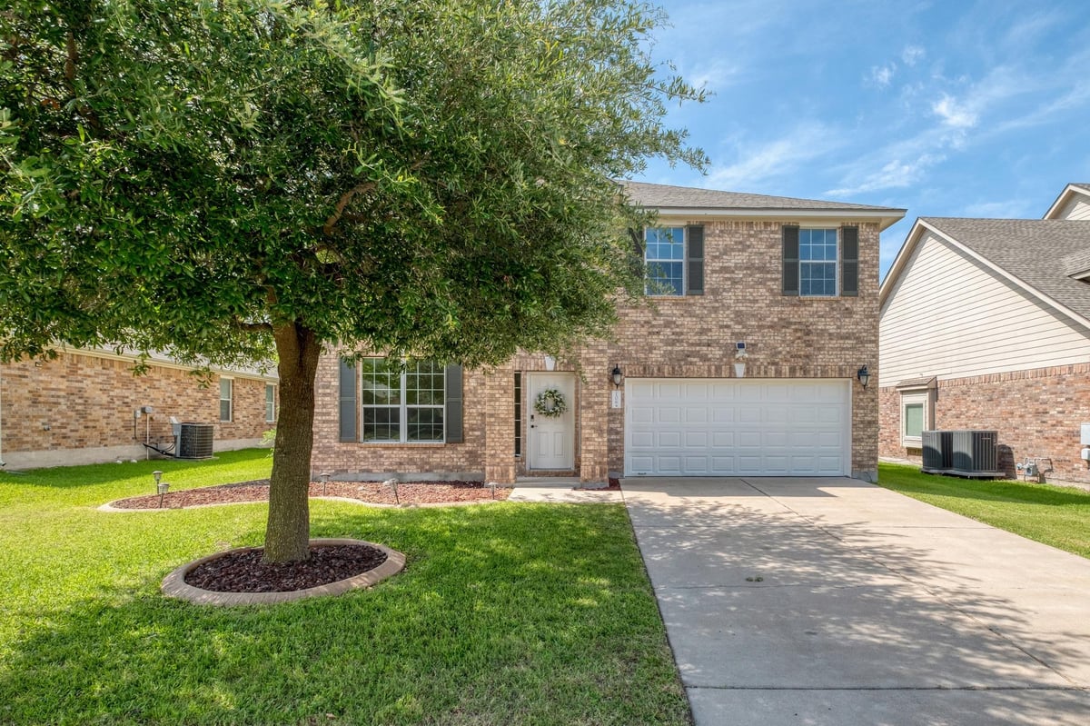 View 106 Justin Leonard DR in Forest Creek Sec 34 106 Justin Leonard DR - front exterior - Luxury home in Forest Creek Sec 34, Round Rock, TX