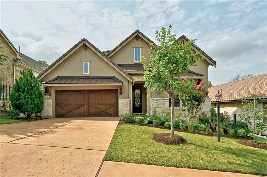 View 106 Maxwell Way Unit #33 in Rough Hollow Sec 3 Condo 106 Maxwell Way Unit #33 - front exterior - Luxury home in Rough Hollow Sec 3 Condo, Austin, TX