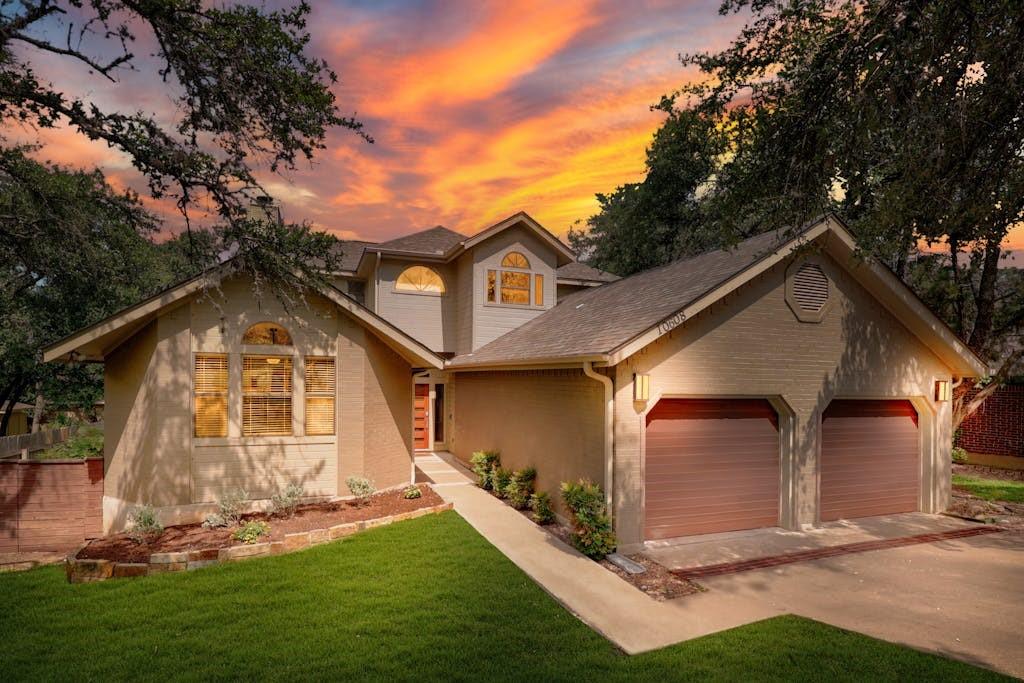 View 10608 Scotland Well Dr in Park At Spicewood Spgs Ph 10608 Scotland Well Dr - front exterior - Luxury home in Park At Spicewood Spgs Ph, Austin, TX