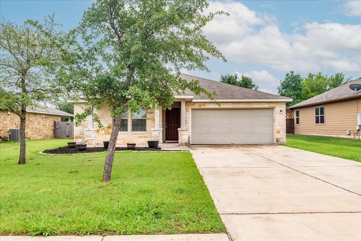 View 1061 Violet Ln in Bunton Creek Ph 6A 1061 Violet Ln - front exterior - Luxury home in Bunton Creek Ph 6A, Kyle, TX