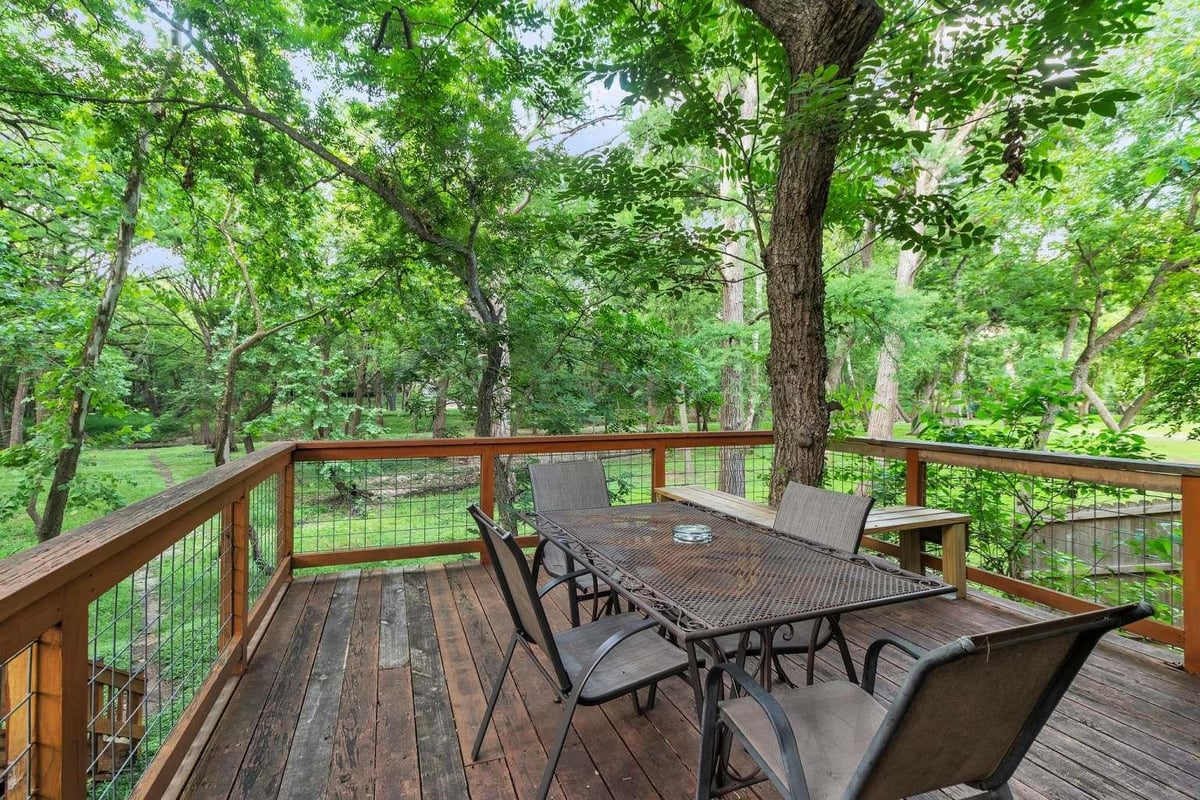 Kitchen at 107-109 Scudder Ln - Cypress Creek North, Wimberley, TX