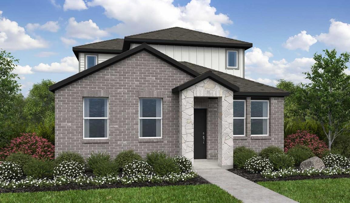 View 107 Betsy Rd in Emory Crossing 107 Betsy Rd - front exterior - Luxury home in Emory Crossing, Hutto, TX
