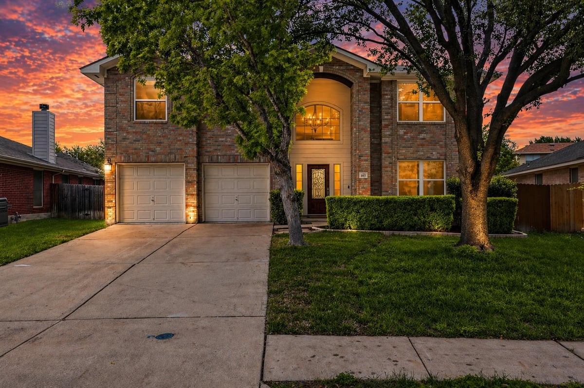 View 107 Pheasant Rdg in Chandler Creek Sec 19 107 Pheasant Rdg - front exterior - Luxury home in Chandler Creek Sec 19, Round Rock, TX