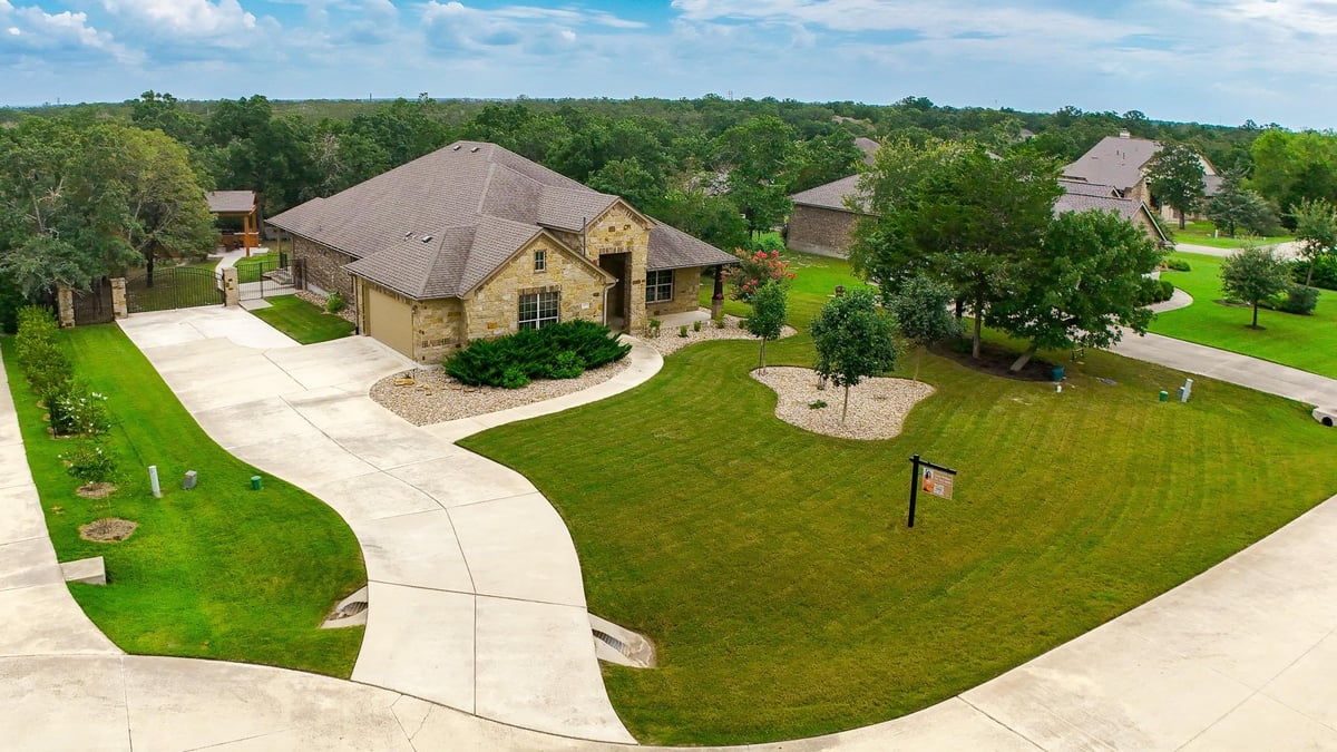 View 107 Tylee Cir in The Colony Mud 107 Tylee Cir - front exterior - Luxury home in The Colony Mud, Bastrop, TX