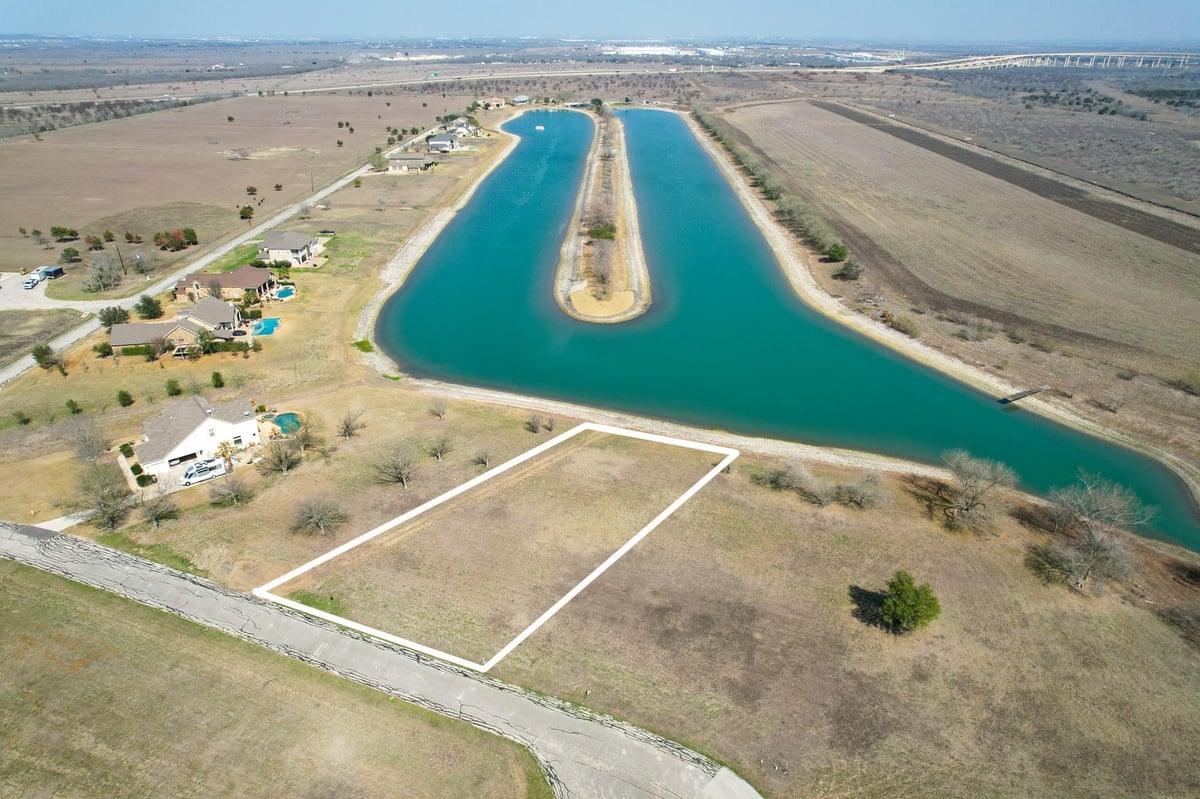 View 10700 Aqualux Cv in Austin Aquaplex 10700 Aqualux Cv - front exterior - Luxury lot in Austin Aquaplex, Buda, TX