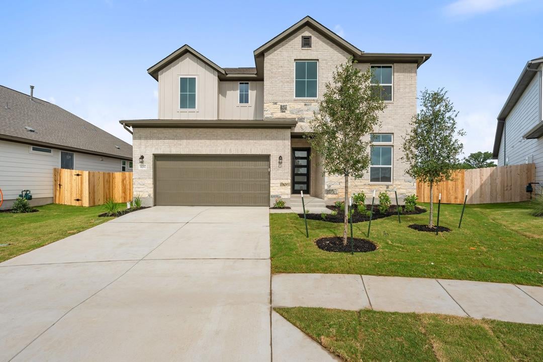 View 10732 Worth Lane in Lagos Reserve 10732 Worth Lane - front exterior - Luxury home in Lagos Reserve, Manor, TX