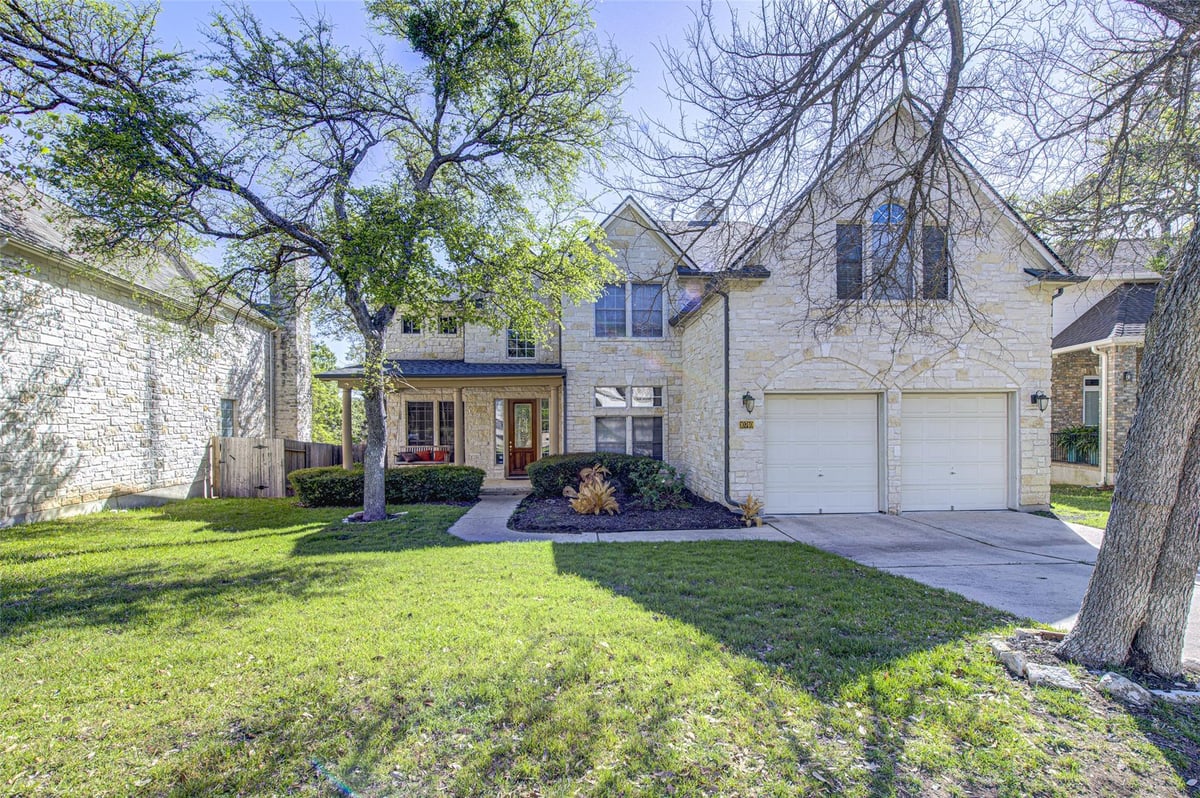 View 10740 Bramblecrest DR in Canyon Creek Sec 22 10740 Bramblecrest DR - front exterior - Luxury home in Canyon Creek Sec 22, Austin, TX