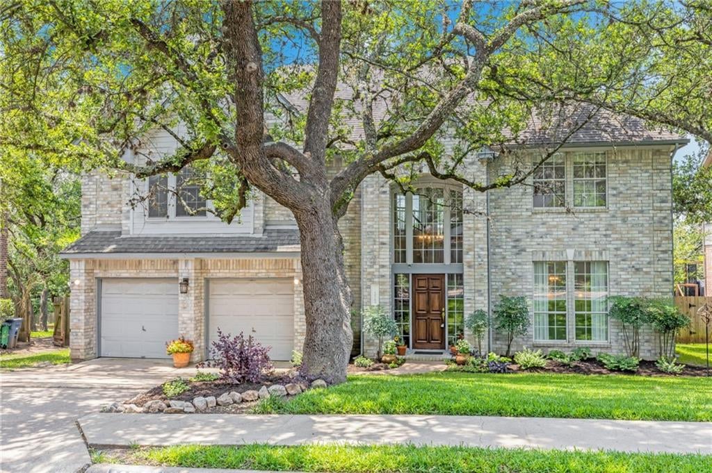 View 10765 Yorktown Trl in Canyon Creek Sec 21 10765 Yorktown Trl - front exterior - Luxury home in Canyon Creek Sec 21, Austin, TX