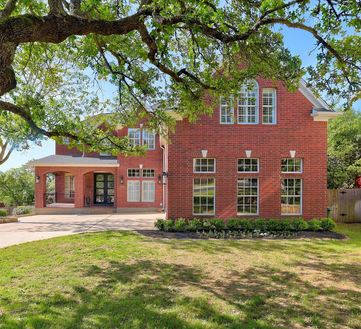 View 10768 Bramblecrest Dr in Canyon Creek Sec 22 10768 Bramblecrest Dr - front exterior - Luxury home in Canyon Creek Sec 22, Austin, TX