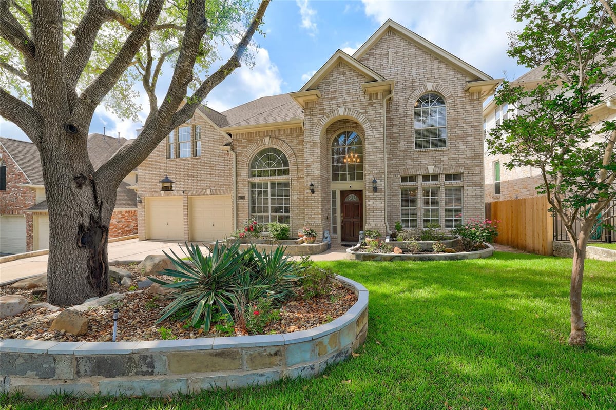 View 10776 Bramblecrest DR in Canyon Creek Sec 22 10776 Bramblecrest DR - front exterior - Luxury home in Canyon Creek Sec 22, Austin, TX