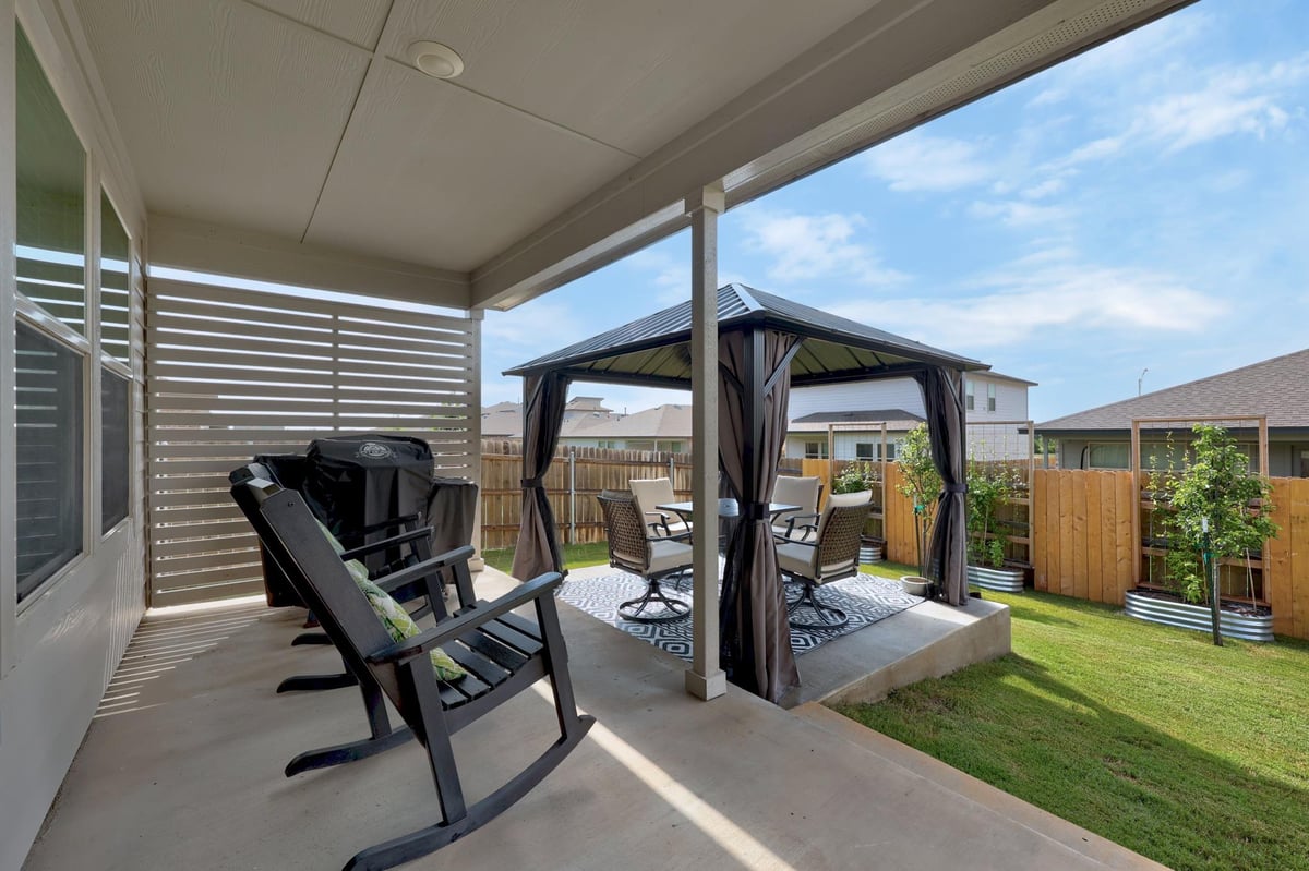 108 Coda XING - front exterior - Luxury home in Tres Tierras, Georgetown, TX