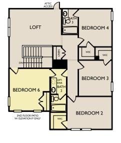 Primary bedroom at 108 Coleto Trl - 6 bed 4 bath home