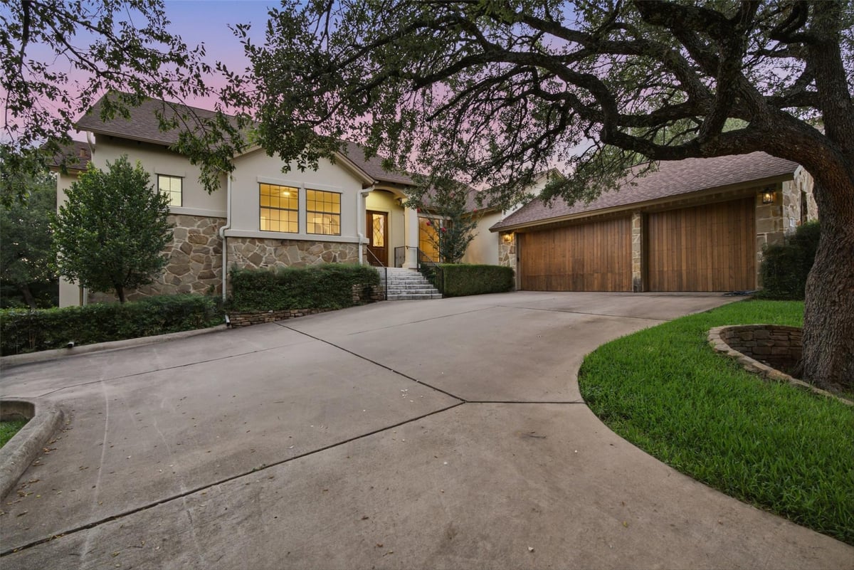 View 108 Crest View DR in Lakeway Sec 22 108 Crest View DR - front exterior - Luxury home in Lakeway Sec 22, Lakeway, TX