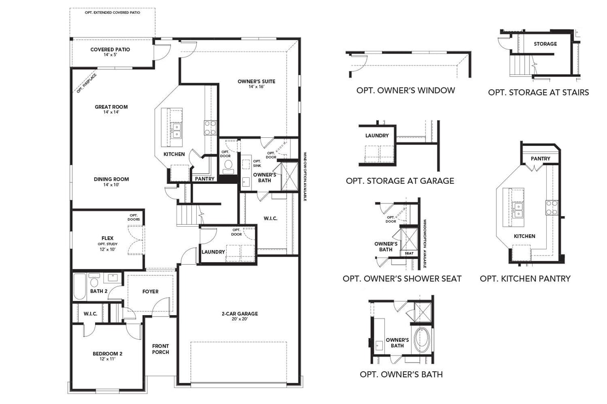 Living area at 108 Diamond Sky St - 5 bed 3 bath home