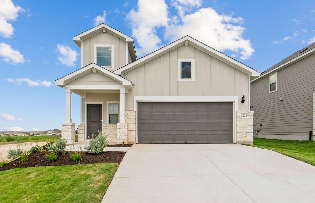View 108 Green Berets Bnd in Sonterra 108 Green Berets Bnd - front exterior - Luxury home in Sonterra, Jarrell, TX